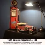 AJ026 1933 Red Duesenberg J 1:12 